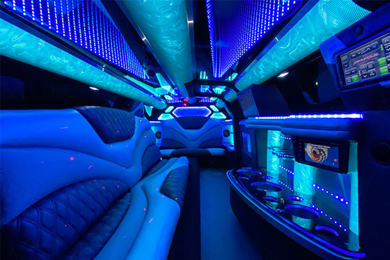 dodge charger limo seating