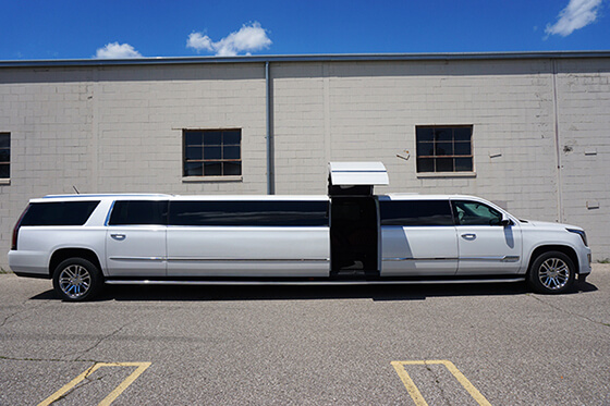 cadillac limo exterior