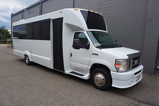 28 passenger party bus exterior