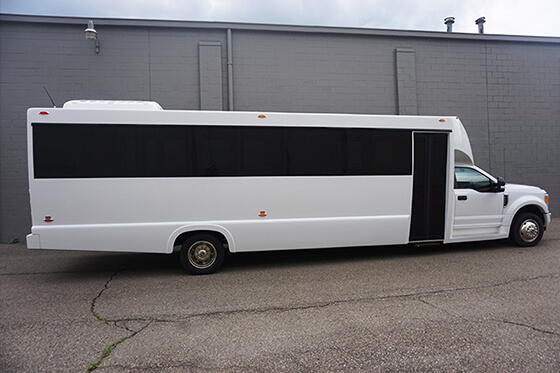 34 passenger party bus exterior