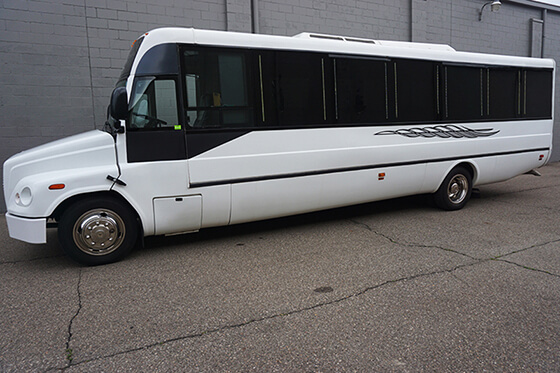 35 passenger party bus exterior