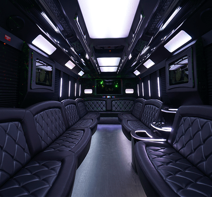 party bus seating